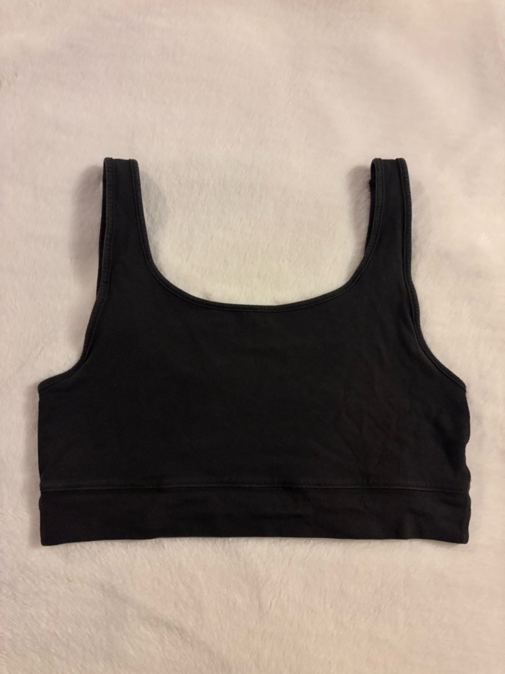 American Eagle Outfitters Black Crop Tank Top